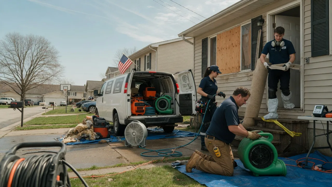 Water Damage Restoration in Uniopolis, OH near me